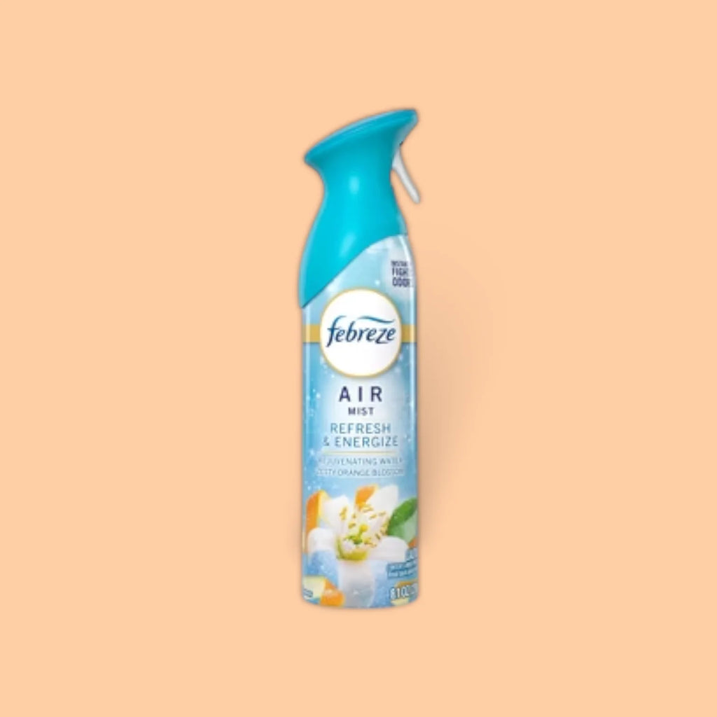 FEBREZE AIR MIST REJUVENATING WATER ZESTY ORANGE BLOSSOM SCENT 8.8 OZ