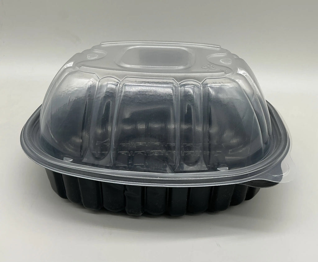 9" PP CHICKEN ROASTER CONTAINER W/LID