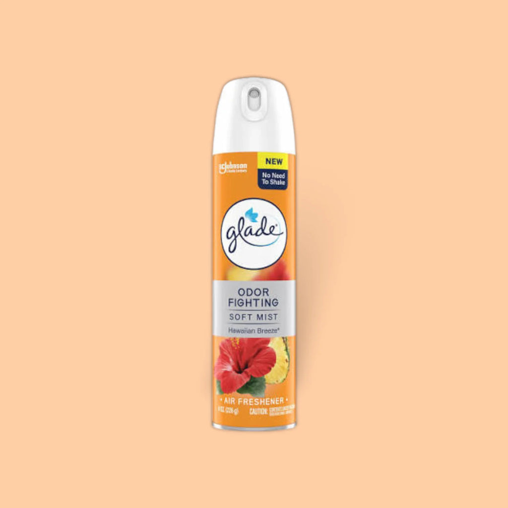 GLADE ODOR FIGHTING SOFT MIST HAWAIIAN BREEZE SCENT 8 OZ
