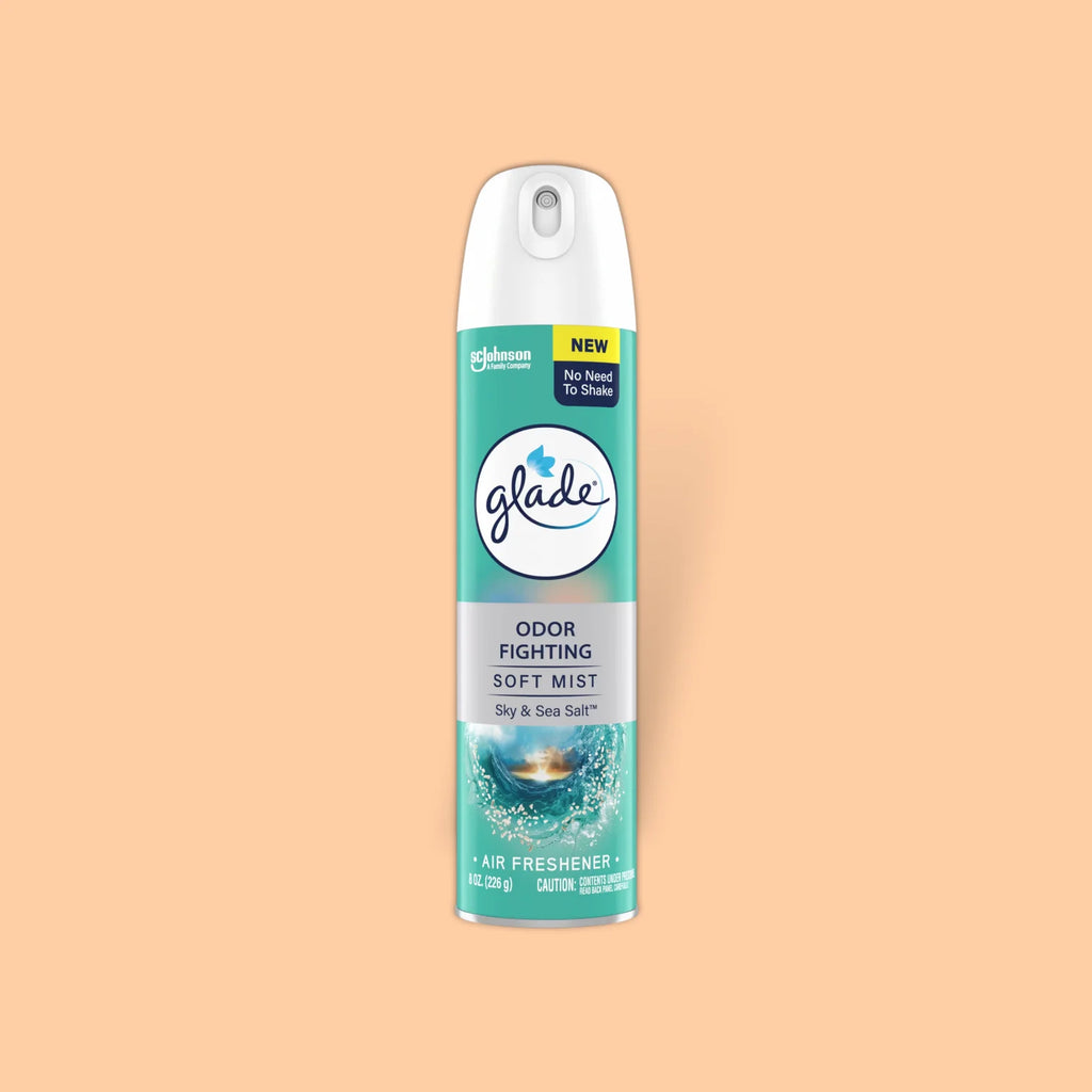 GLADE ODOR FIGHTING SOFT MIST SKY & SEA SALT SCENT 8 OZ