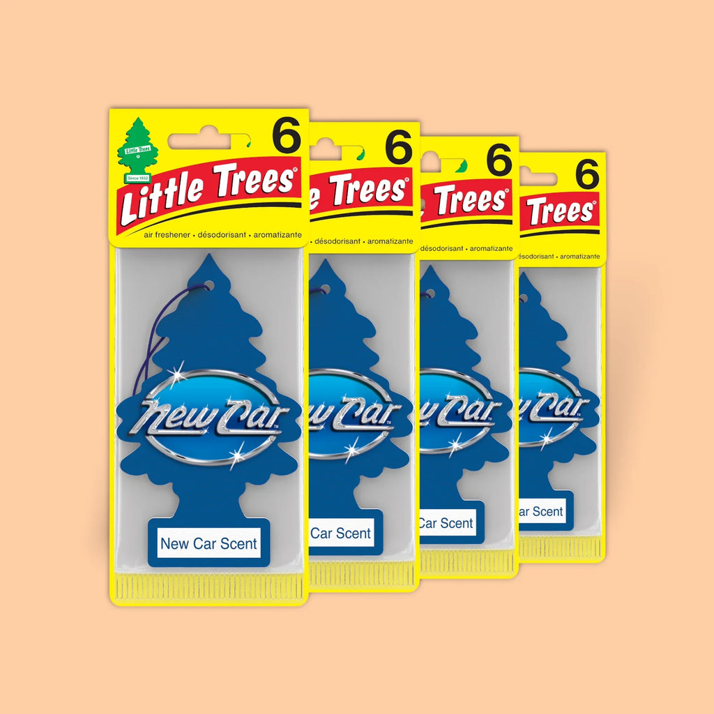 LITTLE TREES AIR FRESHENERS - NEW CAR SCENT 24 PCS
