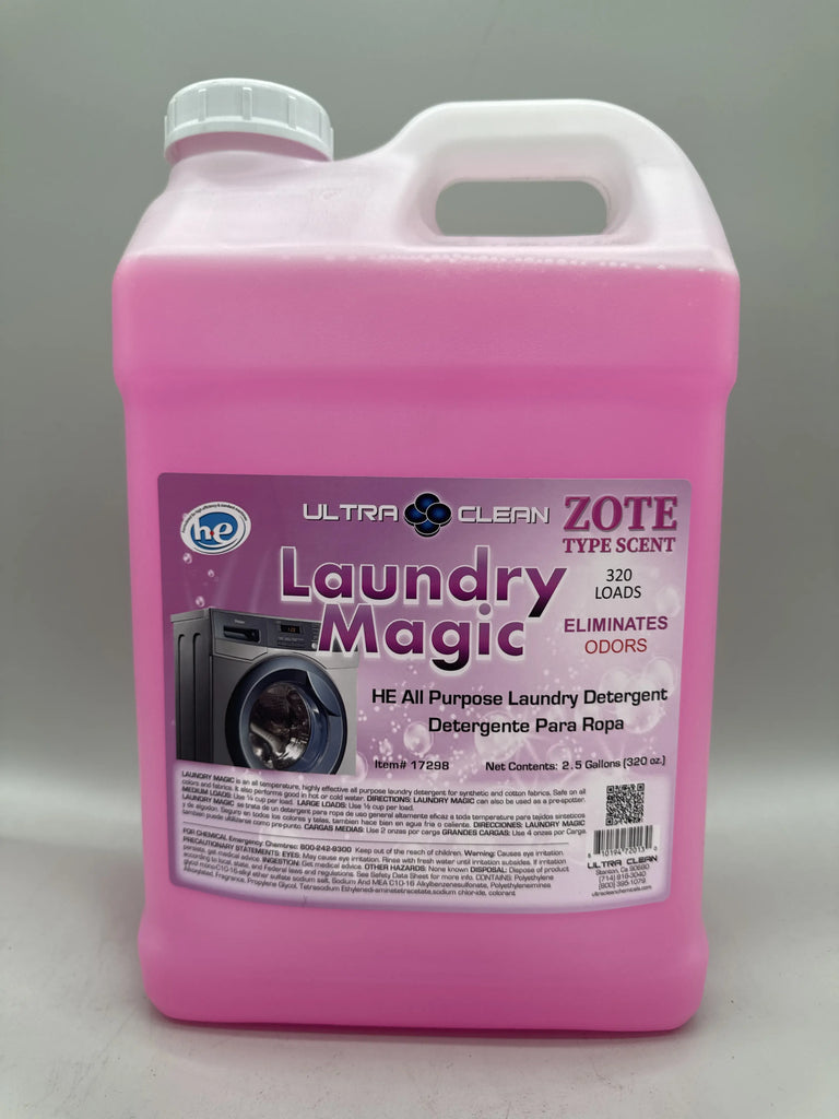 Ultra Clean laundry magic all purpose laundry detergent zote type scent 2.5 GAL