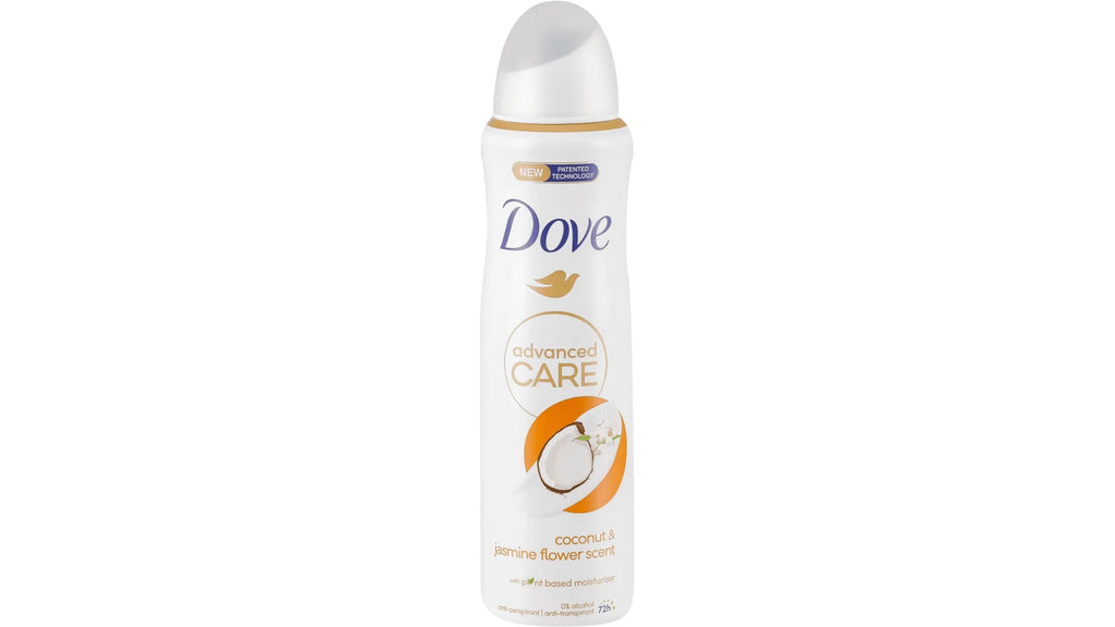 DOVE BODY SPRAY DEODORANT 150 ML COCONUT AND JASMINE FLOWER 150 ML