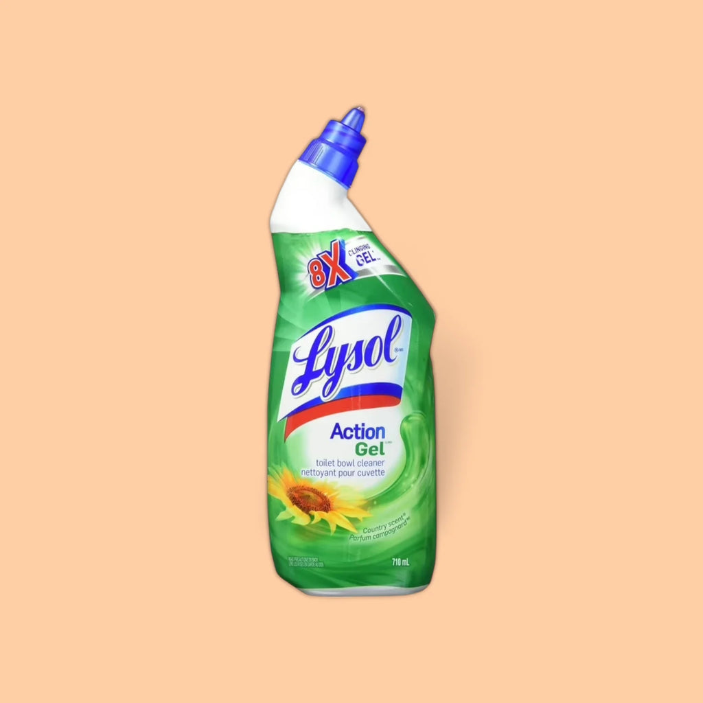 LYSOL ACTION GEL TOILET BOWL CLEANER COUNTRY SCENT 710 ML
