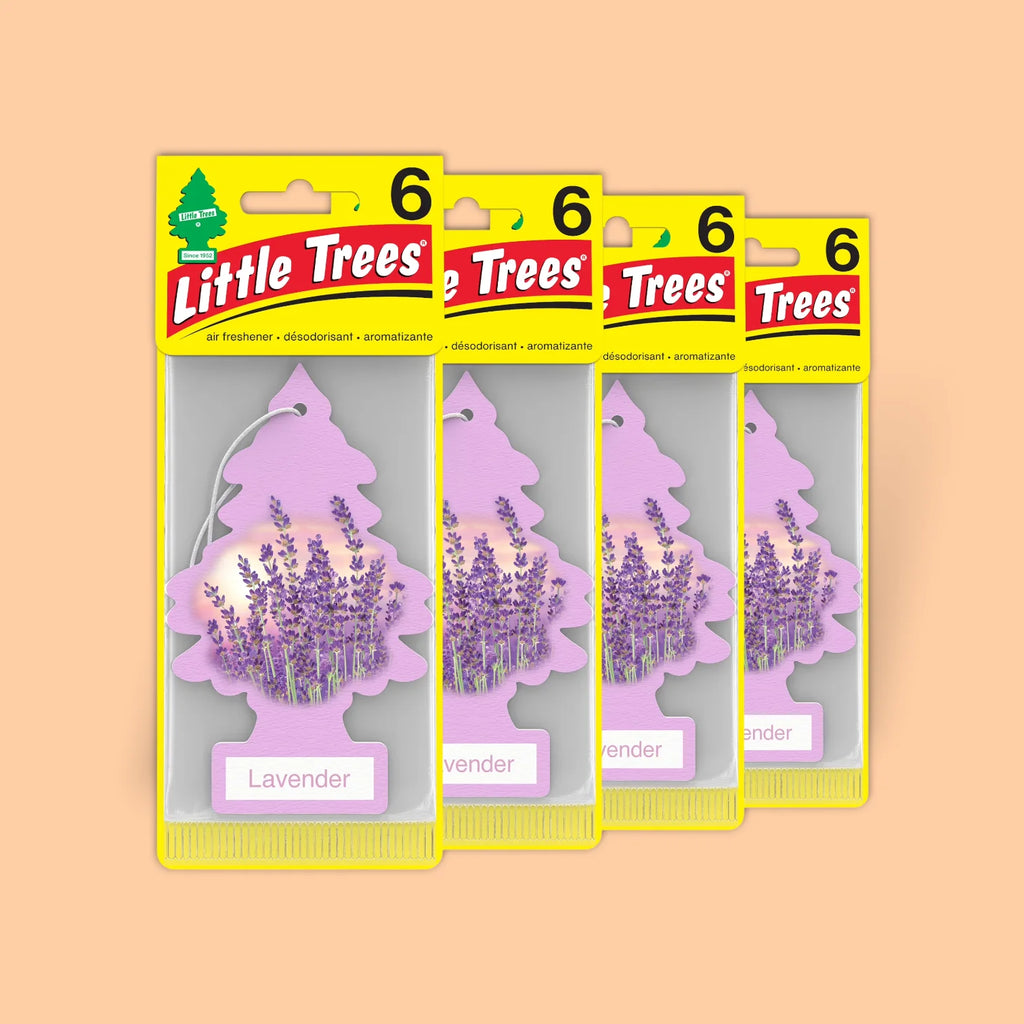 LITTLE TREES AIR FRESHENERS - LAVENDER 24 PCS