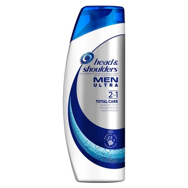 HEAD AND SHOULDERS 2 IN 1 MENS ANTI DANDRUFF SHAMPOO AND CONDITIONER 400 ML
