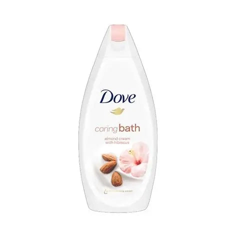 DOVE BODY WASH SOOTHING CARING BATHALMOND OIL AND HIBISCUS SCENT 450 ML