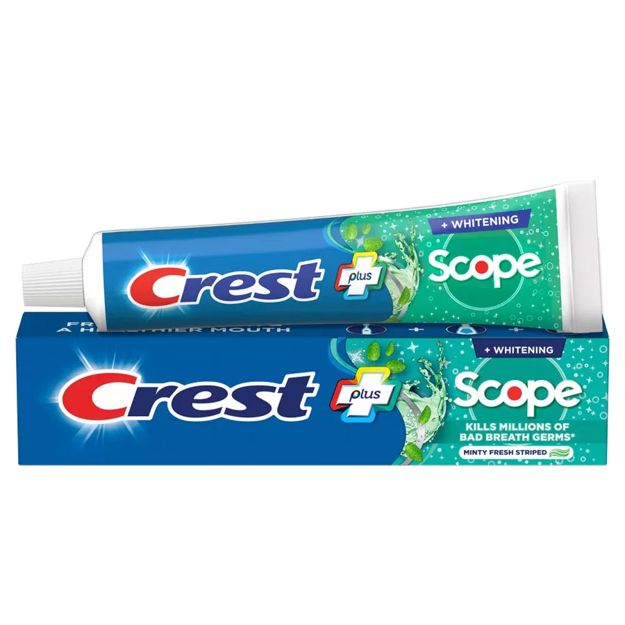 CREST PLUS SCOPE MINTY FRESH STRIPED 8.2 OZ