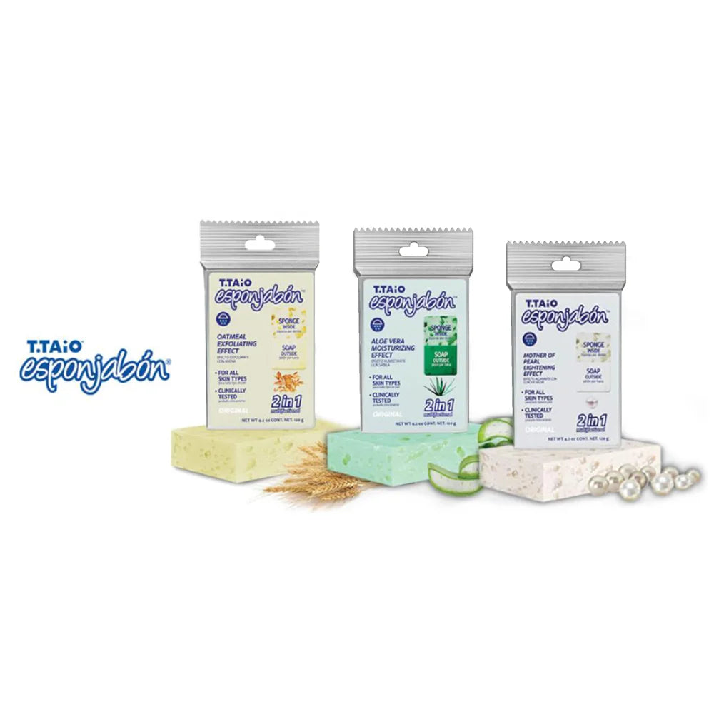 T.TAIO MOTHER OF PEARL SPONGE SOAP 4.2 OZ