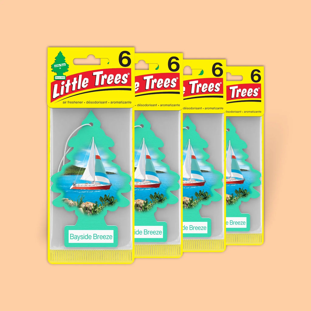 LITTLE TREES AIR FRESHENERS - BAYSIDE BREEZE 24 PCS