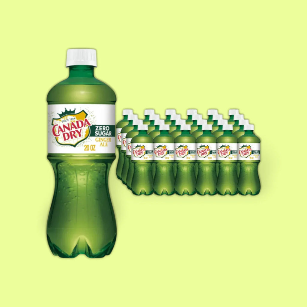CANADA DRY GINGERALE ZERO SUGER 24/20 OZ