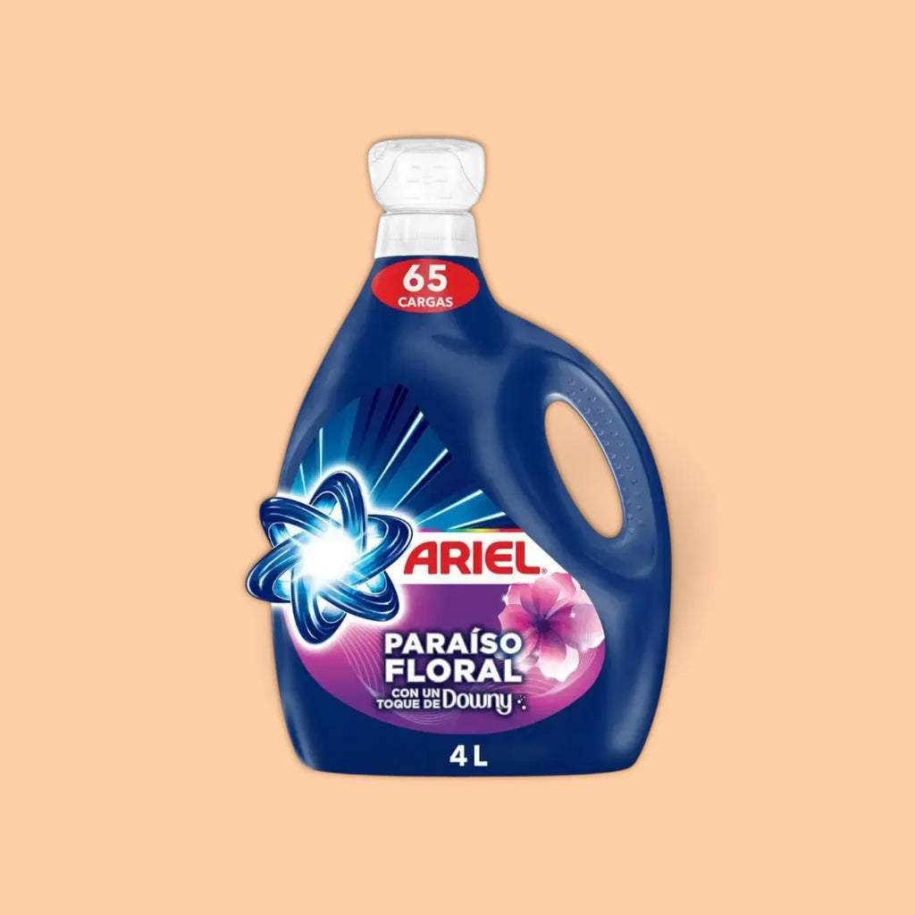 ARIEL LIQUID DETERGENT PARADISE FLORAL WITH DWNY 80 LOADS 4.8 L