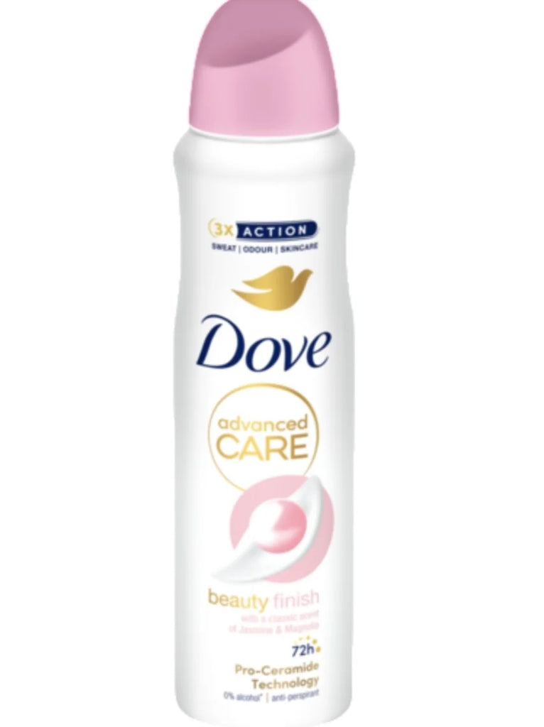 DOVE BODY SPRAY DEODORANT 150 ML ADVANCED CARE BEAUTY FINISH 150 ML