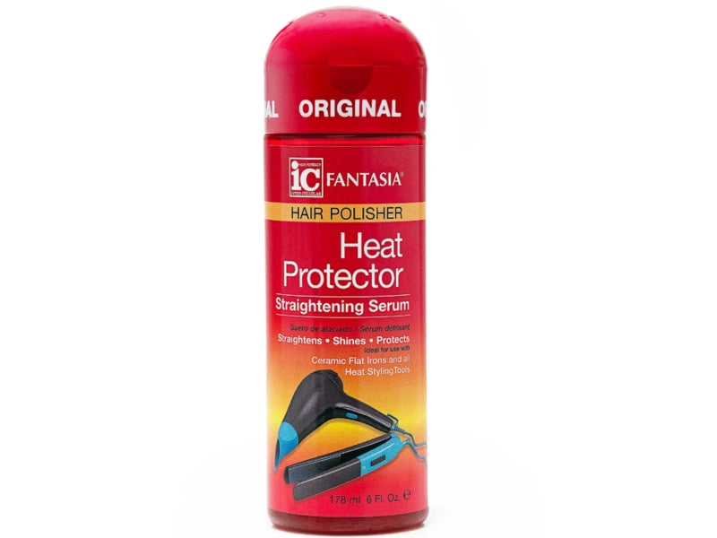 IC HAIR POLISHER HEAT PROTECTOR STRAIGHTENING SERUM 6 OZ