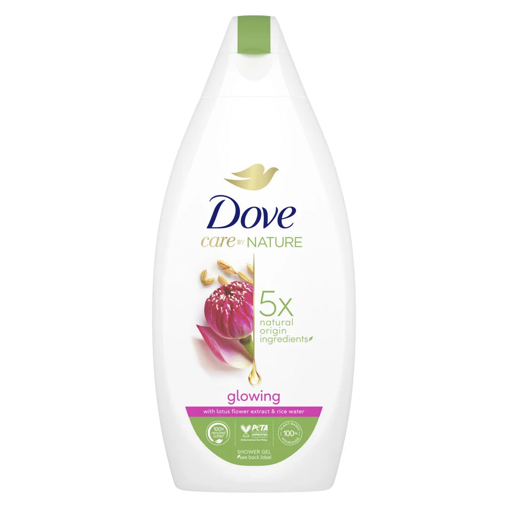 DOVE BODY WASH GLOWING WITH LOTUS FLOWER EXTRACT 400 ML