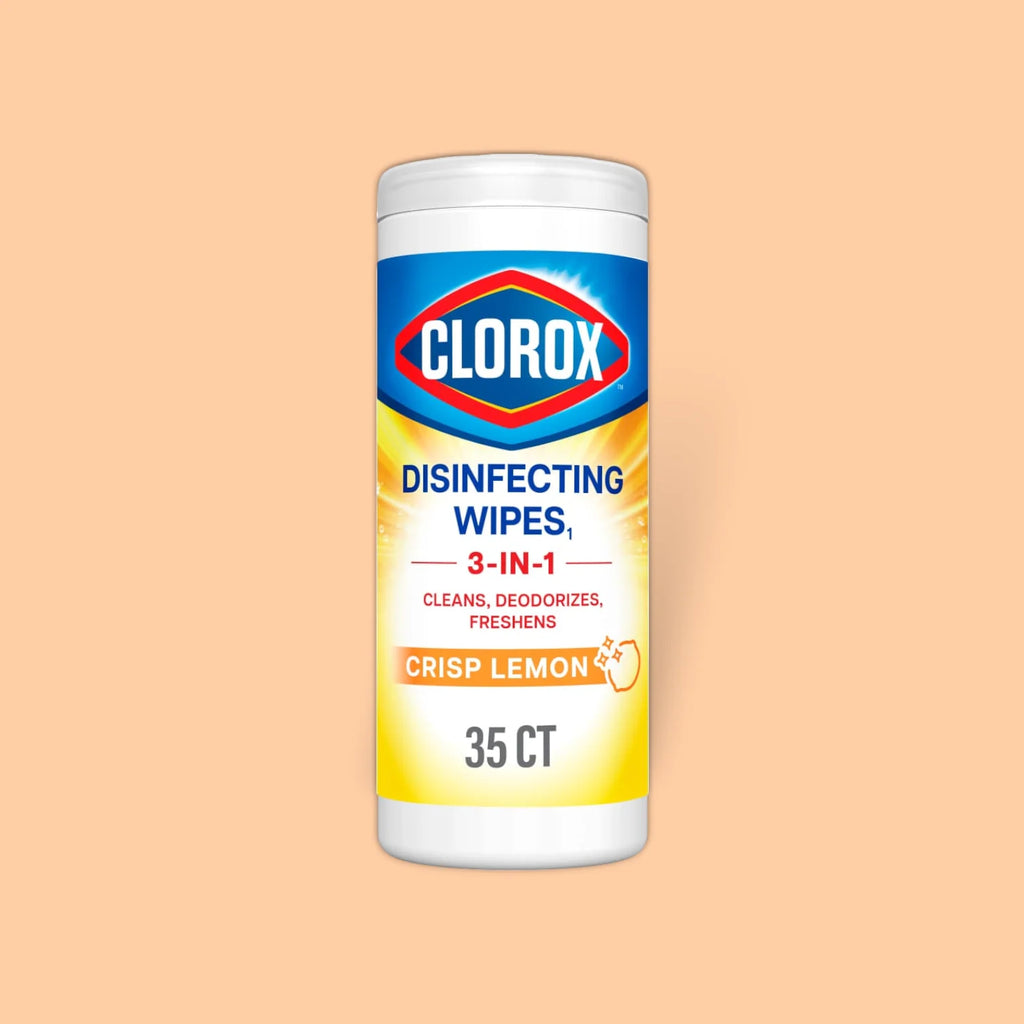 CLOROX DISINFECTING WIPES 3IN1 CRISP LEMON 35 WIPS