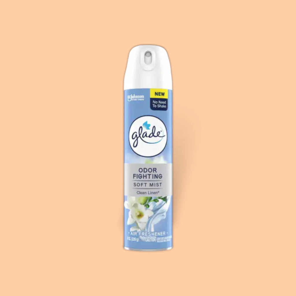 GLADE ODOR FIGHTING CLEAN LINEN SCENT 8 OZ