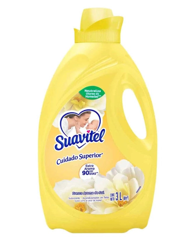 SUAVITEL FABRIC SOFTENER FRESH FLORAL 3 L