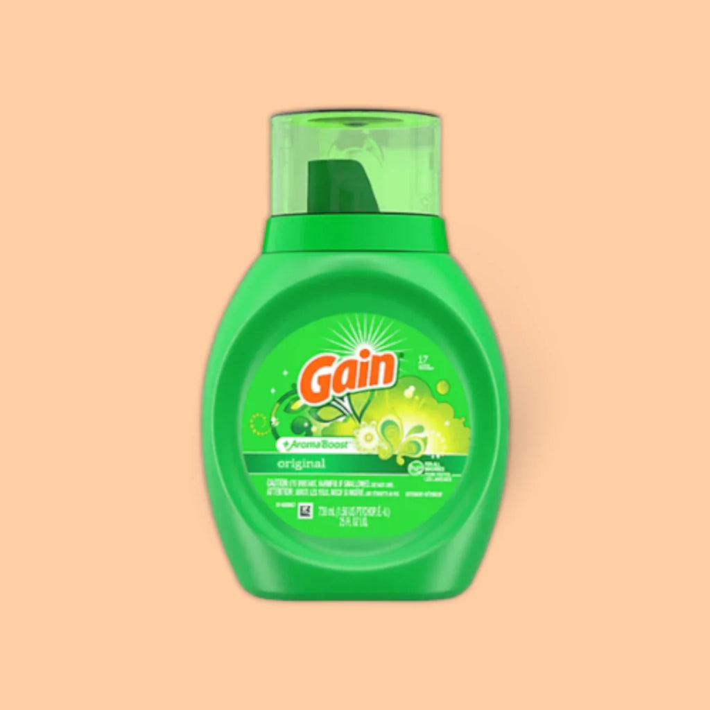 Gain original + aroma boost laundry detergent 739 ML