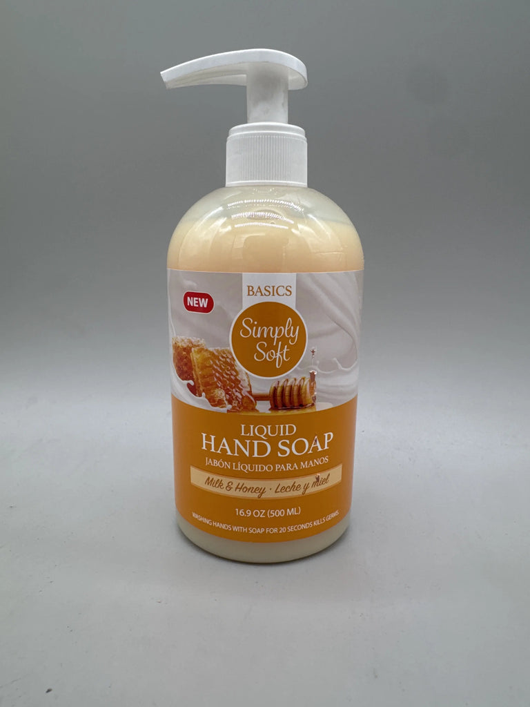 Simply soft liquid hand soap - milk & honey 500 ML
