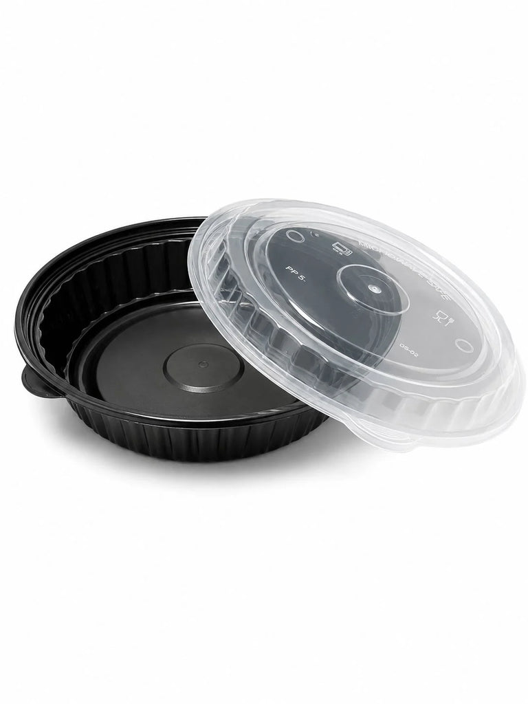 32 OZ PP ROUND FOOD CONTAINER W/LID