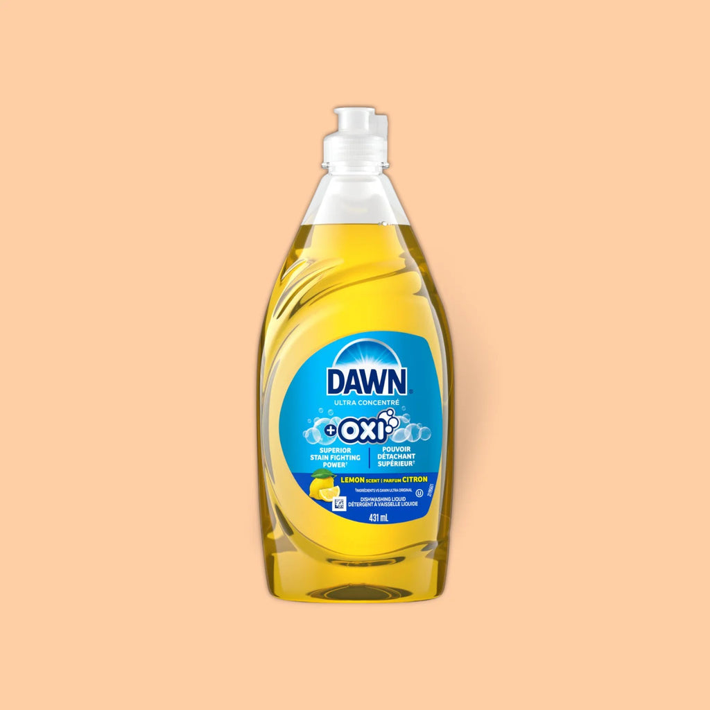 DAWN ULTRA CONCENTRE + OXI SUPERIOR STAIN FIGHTING POWER LEMON SCENT LIQUID WASHING 431 ML