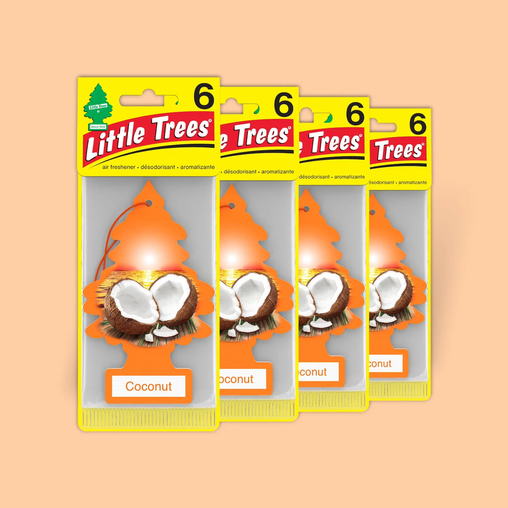 LITTLE TREES AIR FRESHENERS - COCONUT 24 PCS