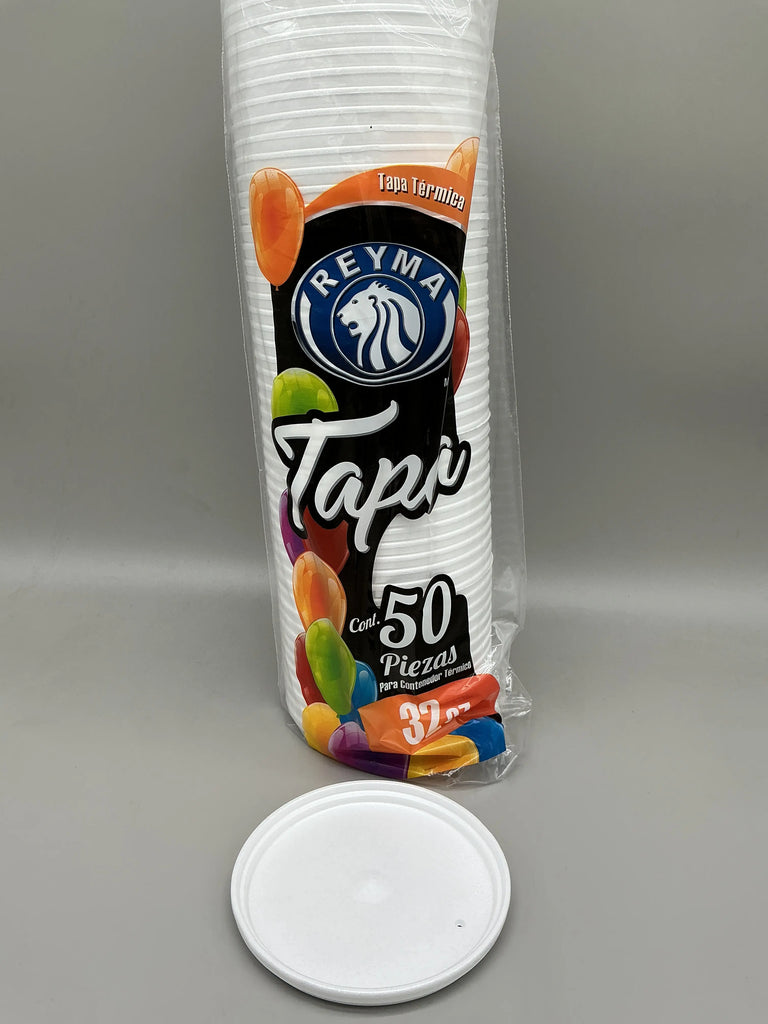 32 OZ WHITE FOAM LID - REYMA