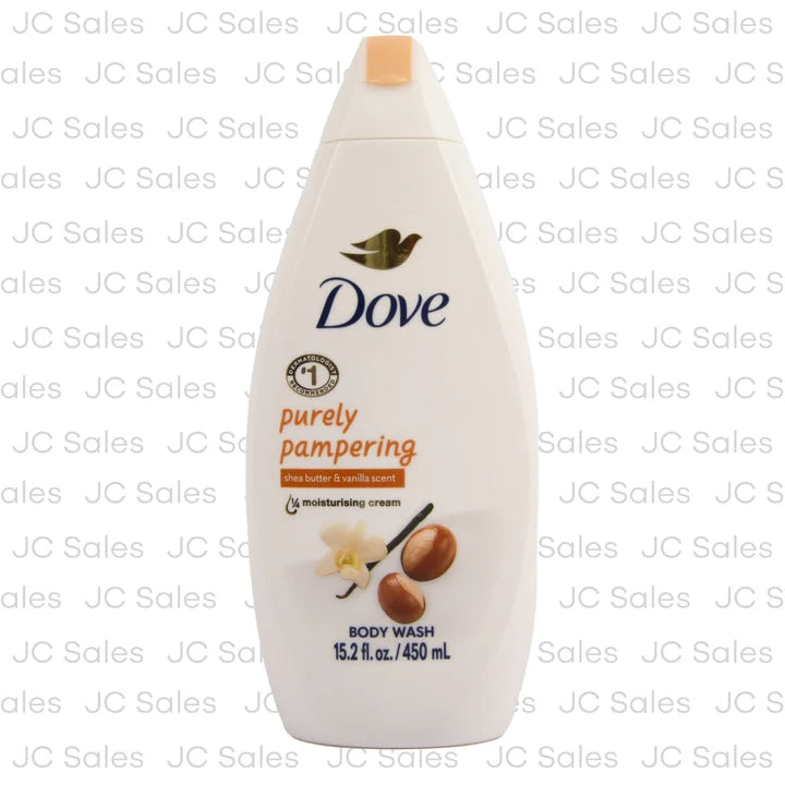 DOVE BODY WASH PUELY PAMPERING SHEABUTTER AND VANILLA SCENT 450 ML