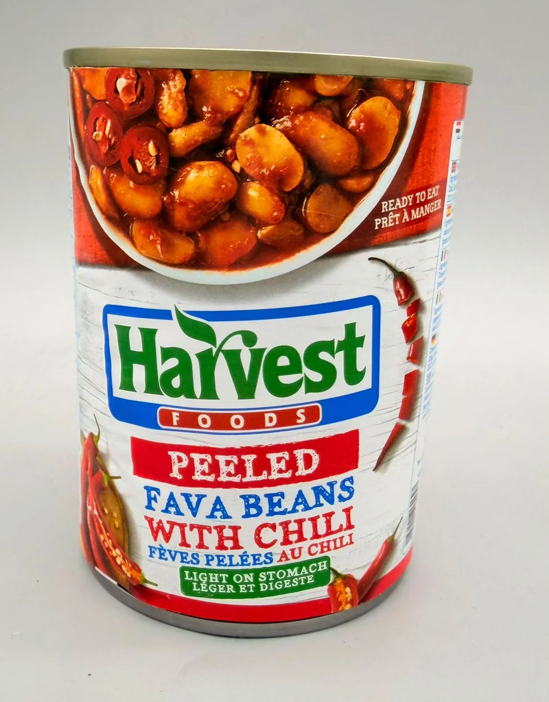 HARVEST FAVA BEANS WITH CHILI 400 G CAN