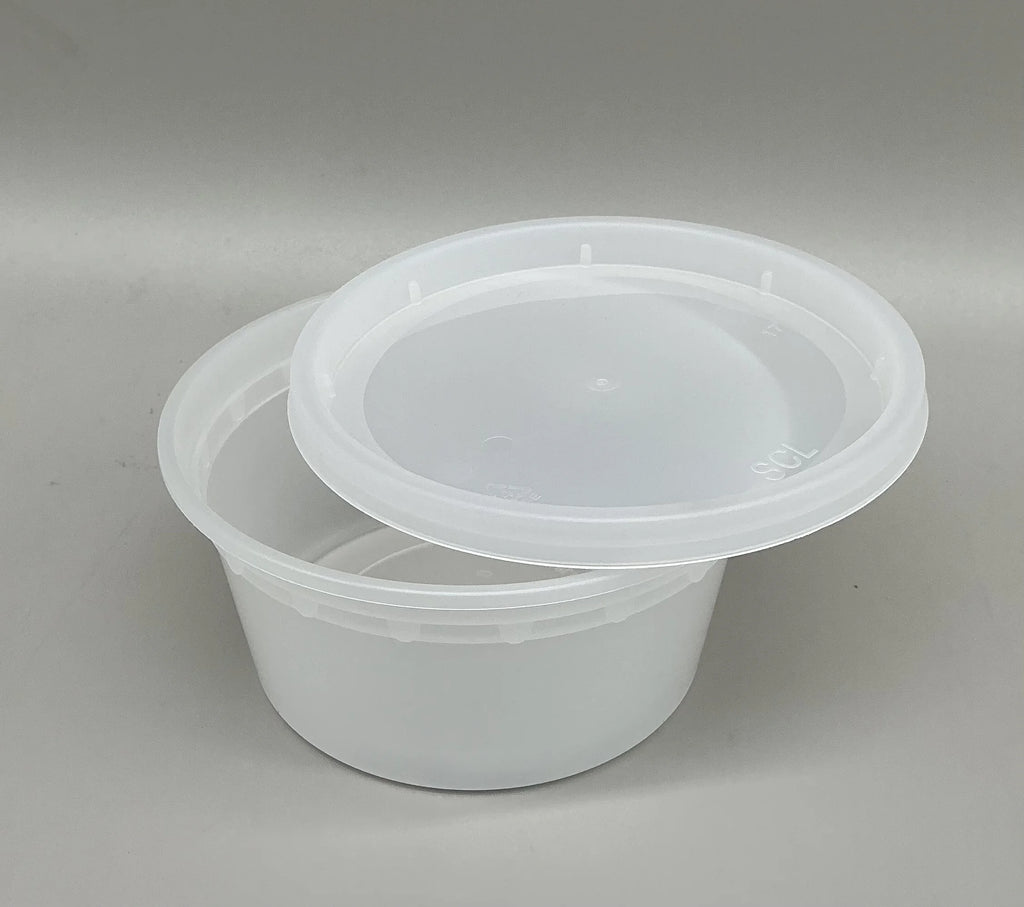 12 OZ PP FOOD CONTAINER W/LID (SOUP CUP)