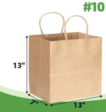 13" * 7" * 13" #10 KRAFT PAPER BAG WITH TWIST HANDLE
