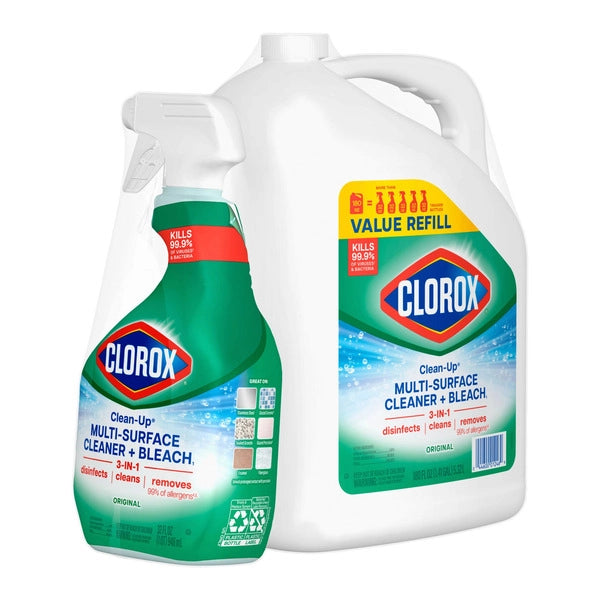CLOROX MULTI-SURFACE CLEANER 3 IN 1 + 1.41 GAL REFILL