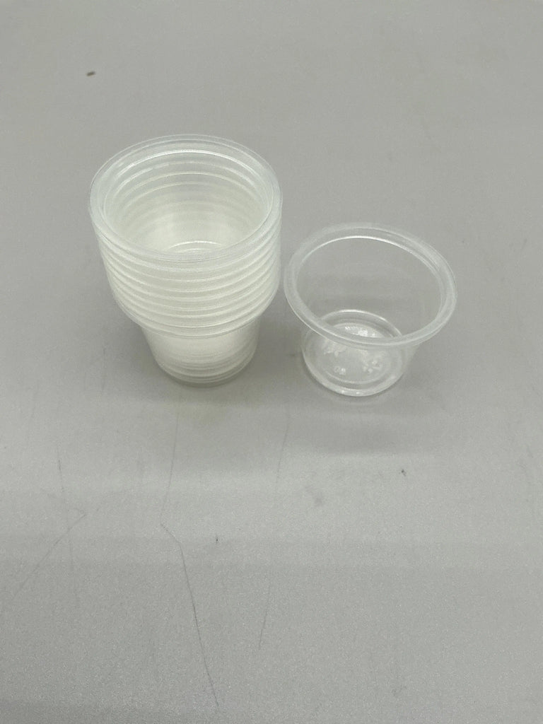 1 OZ POLYPROPYLENE CLEAR PORTION CUP