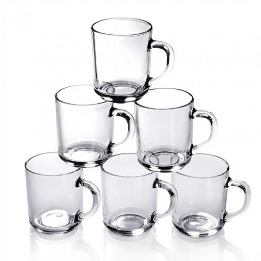 GLASS CUPS SMALL SIZE PAK OF 6