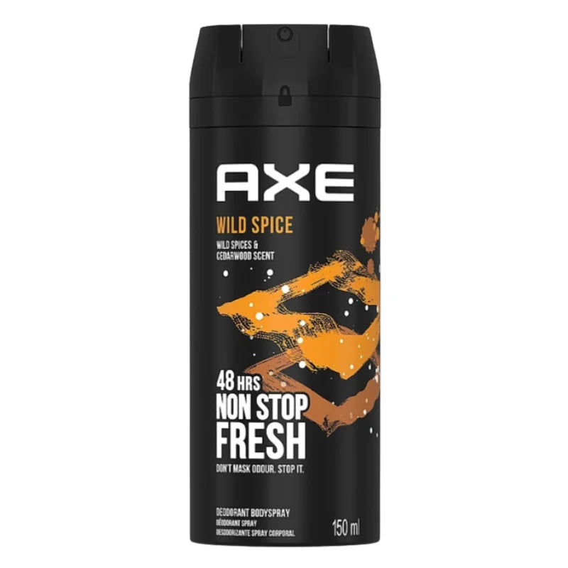 AXE BODY SPRAY 72HR PROTECTION WILD SPICES  150 ML