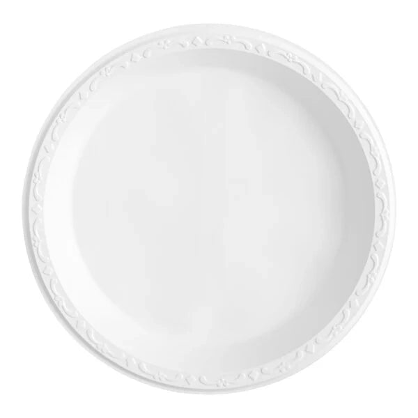 7" PLATES MINERAL FILLED PP, IVORY - VERDE