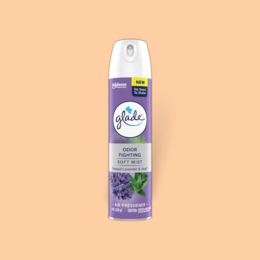 GLADE ODOR FIGHTING LAVENDER & ALOE SCENT 8 OZ