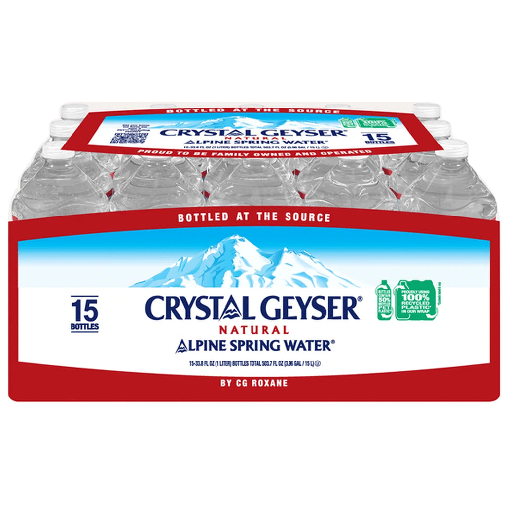 CRYSTAL GEYSER 15/33.8 OZ