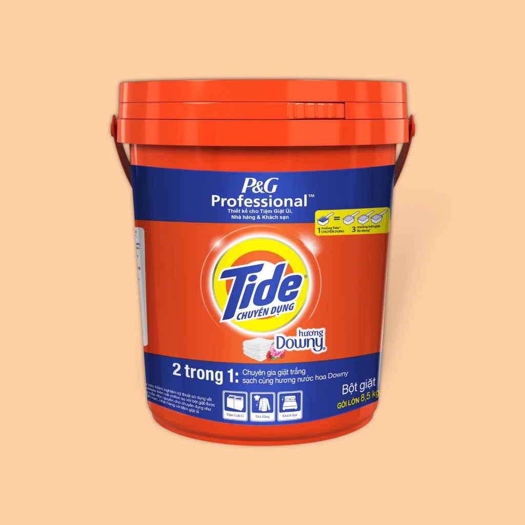 Tide powder detergent with downy 8.5 KG