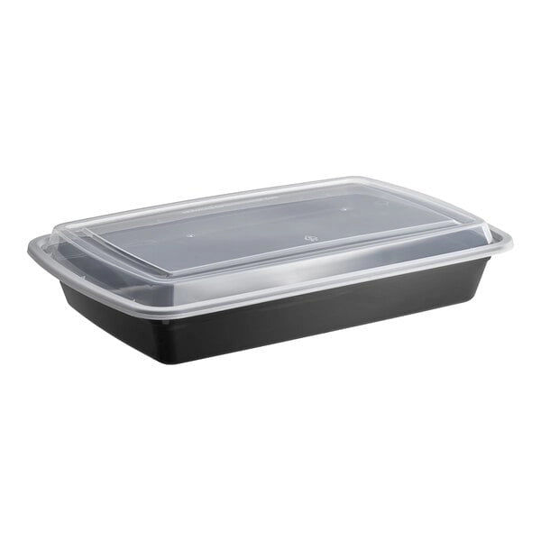 58 OZ PP RECTANGULAR FOOD CONTAINER W/LID