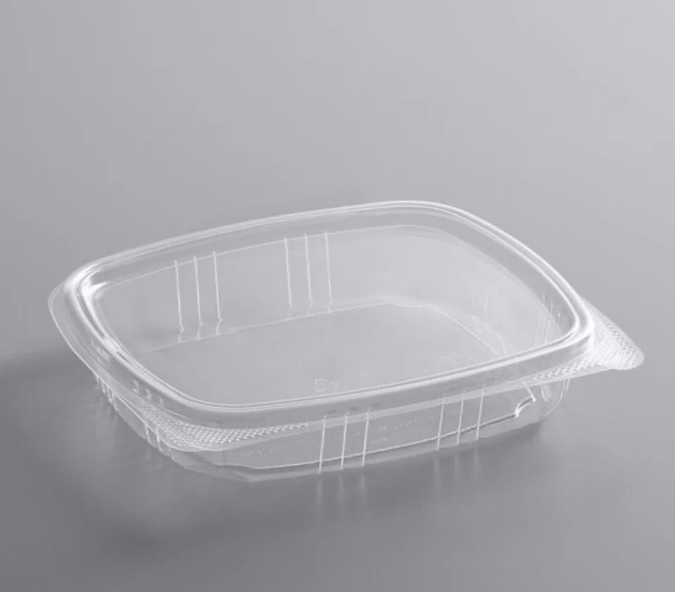 16 OZ PP CLEAR HINGED RECTANGLUAR FOOD CONTAINER