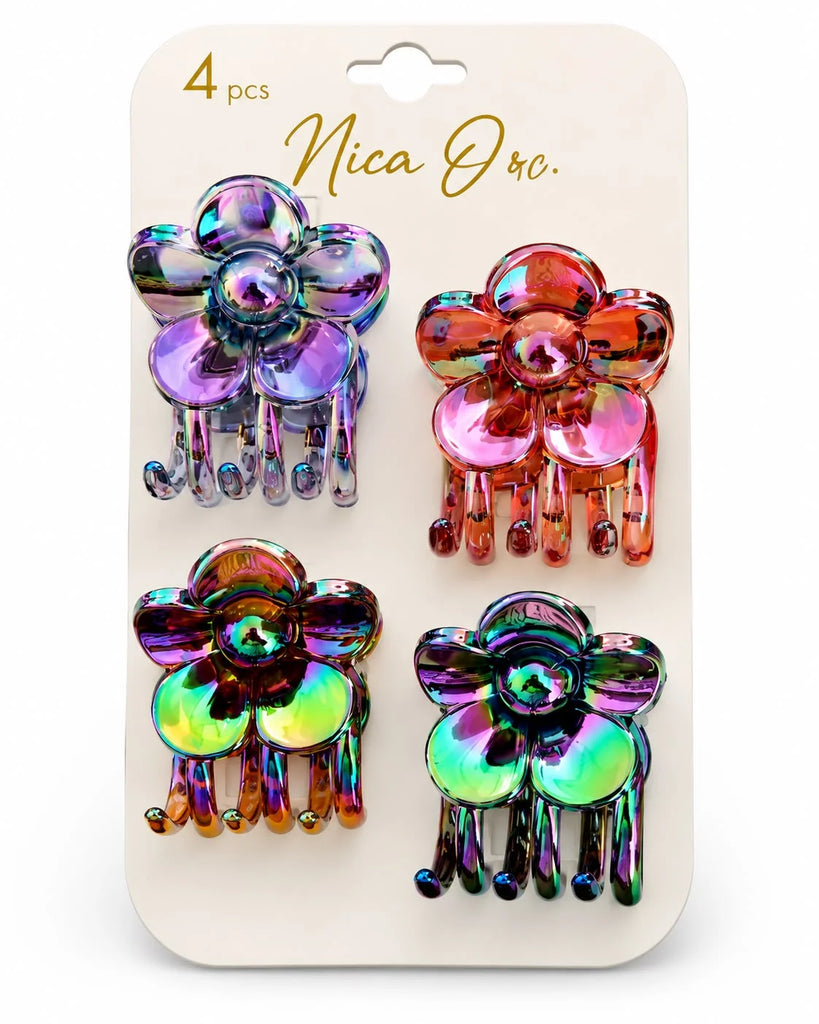 4 CLIPS PINCHES LISA O & G