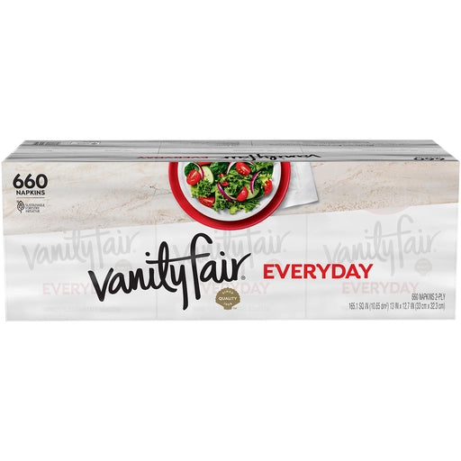 VANITY FAIR FOLDABLE DINNING NAPKINS