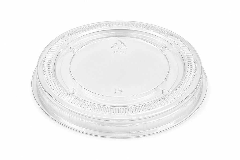 LID FOR 1.5 , 2 ,2.5 OZ PORTION CUP CLEAR