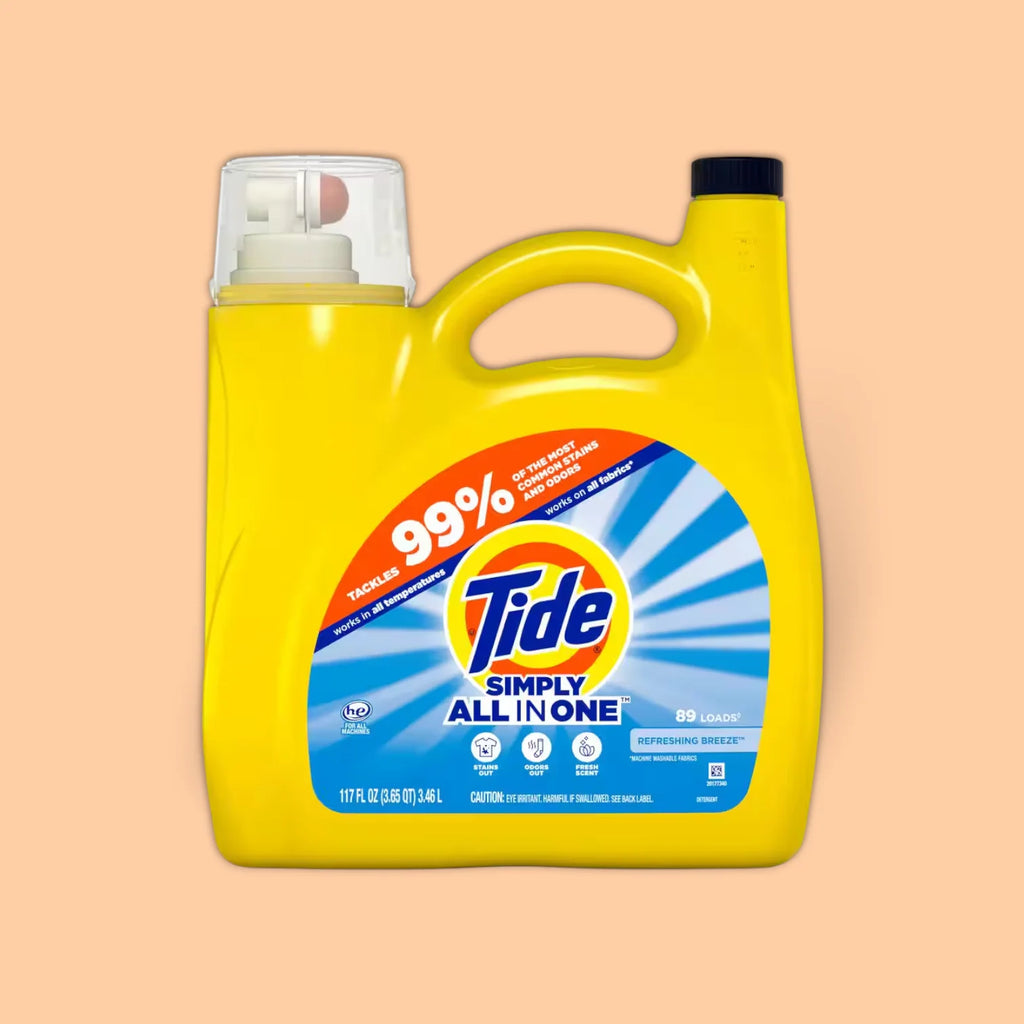 TIDE SIMPLY ALL IN ONE LIQUID LAUNDRY DETERGENT 117 FL OZ