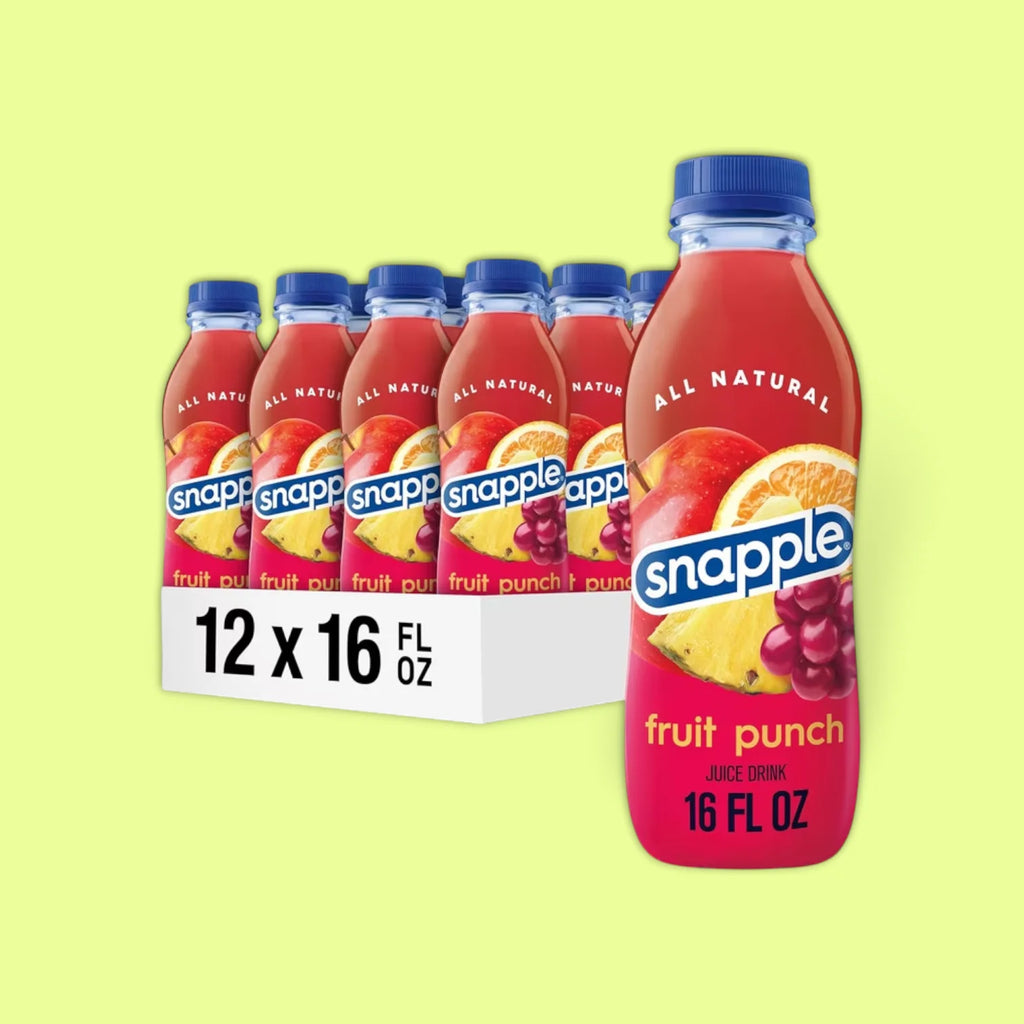 SNAPPLE FRUIT PUNCH 12/16 OZ