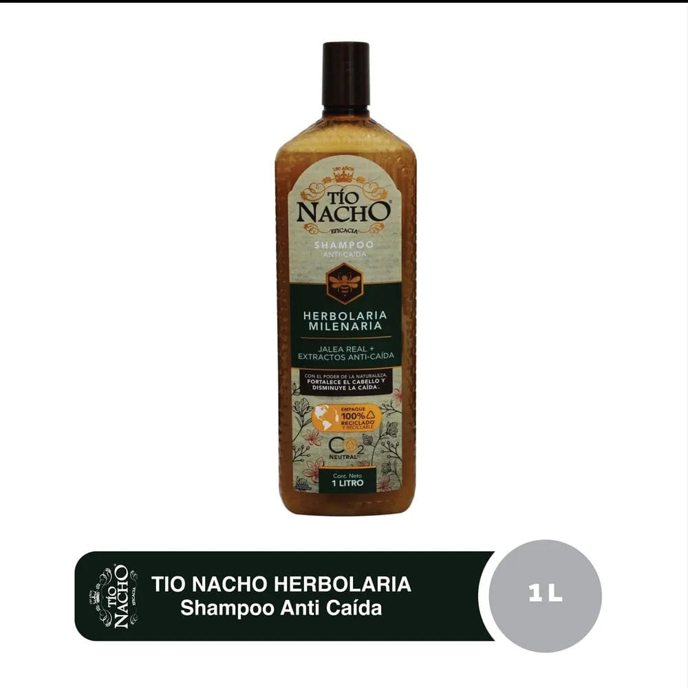 TIO NACHO ANTI-BREAKAGE SHAMPOO MILLENARY HERBALISM WITH ROYAL JELLY 1 L