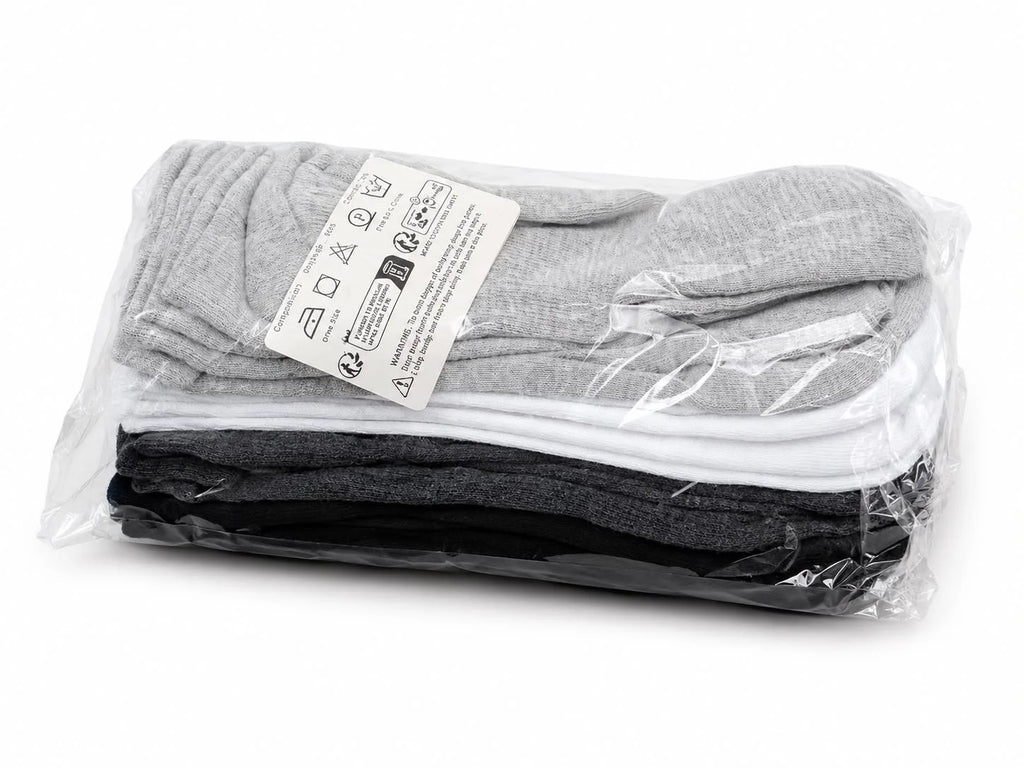 GENERIC LARGE SOCKS PACK OF 12 PAIRS ONE SIZE