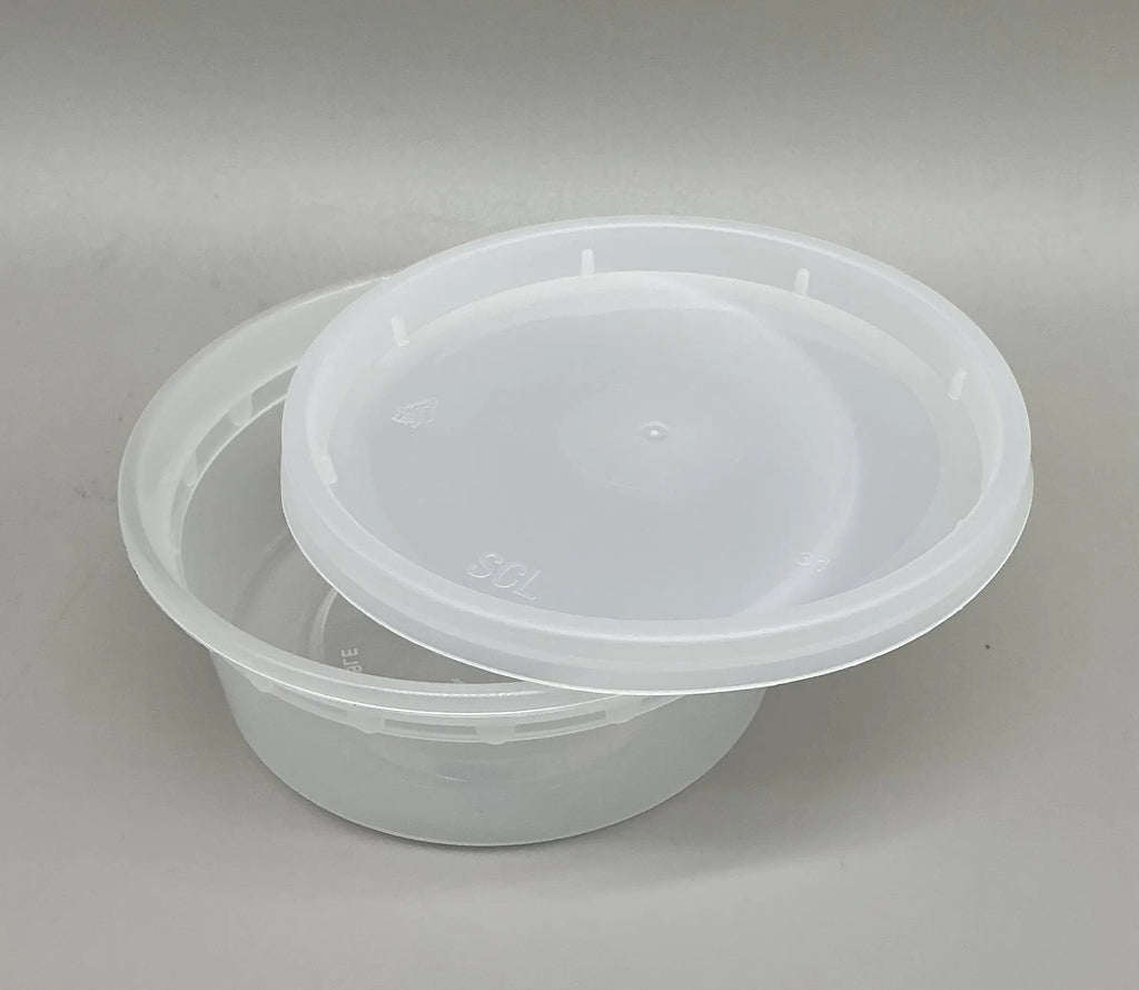 8 OZ PP FOOD CONTAINER W/LID (SOUP CUP)
